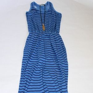 Sundry Striped Jersey Tank Maxi Dress